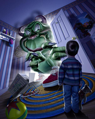 illustration of CGI, Illustration, Advertising, Character Development, Print, Conceptual, Humorous, Sci-Fi / Fantasy, Interactive, School Age, Teens, Adults
