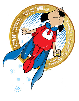 illustration of ...Underdog is HERE!