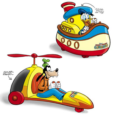 illustration of Concept art for proposed educational toys.
