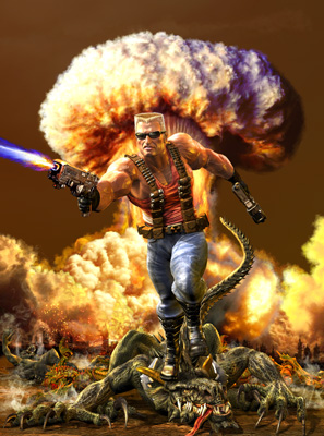 illustration of Computer game cover art.