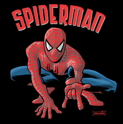 illustration of spiderman