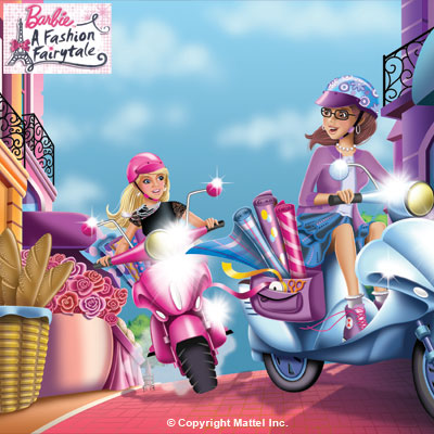 illustration of Barbie - A Fashion Fairytale Storybook