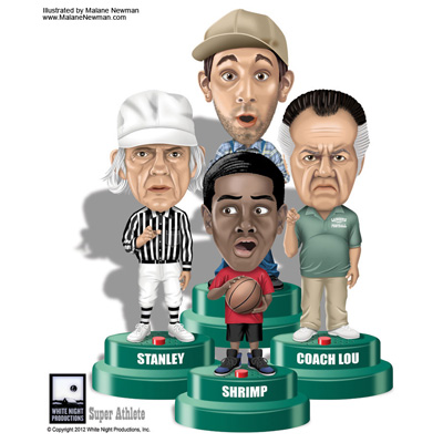 illustration of Illustration of Toy Bobbleheads