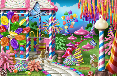 illustration of Candyland Illustration