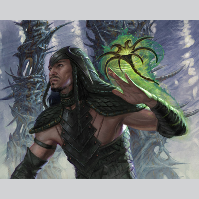 illustration of Green magic item artificer.