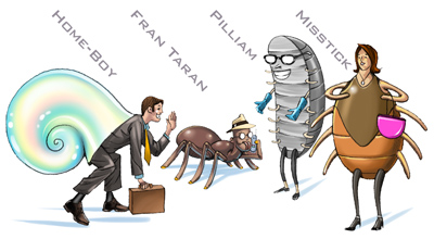 illustration of Bug People