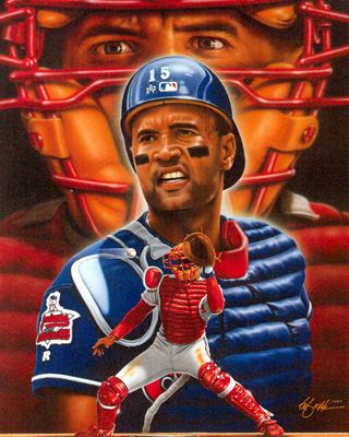 illustration of Illustration for lithograph and poster for Cleveland Indians.