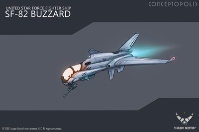 illustration of SF 82 Buzzard concept art