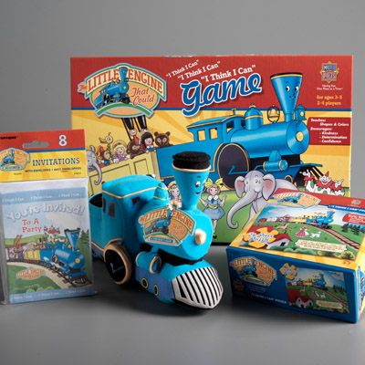 illustration of Penguin Young Readers - Little Engine That Could Packaging System