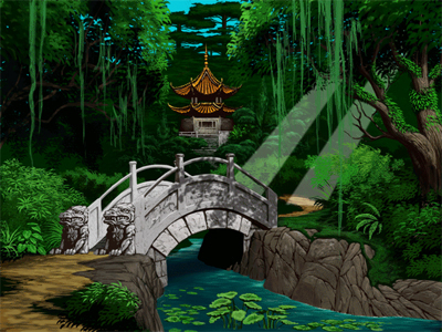 illustration of A concept for the opening screen of a tile game.