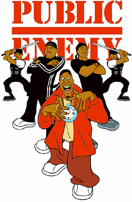 illustration of Public Enemy Poster Illustration 