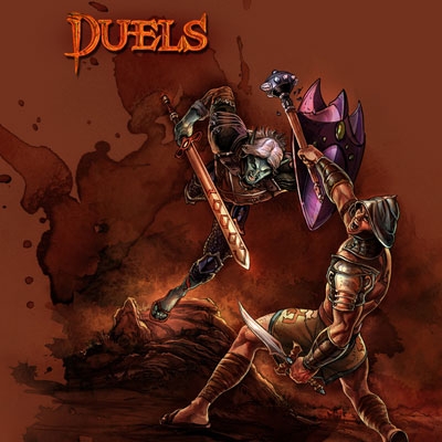 illustration of Created for the homepage of the online game www.duels.com 