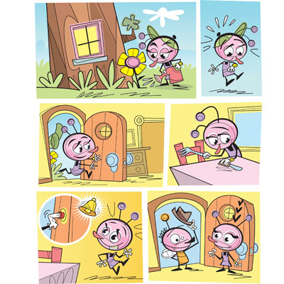 illustration of 2D, Illustration, Comics, Humorous, Early Childhood, School Age, Tweens