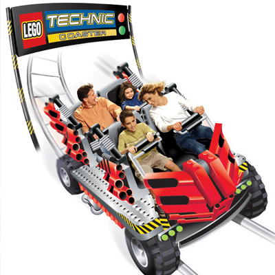 illustration of Illustration used as part of a brochure for Legoland Parks.