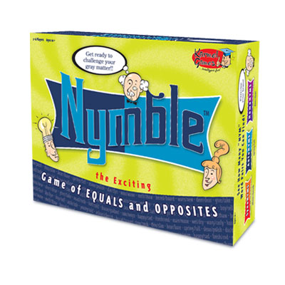 illustration of Challenge your mind as you have fun creating anonyms, homonyms, and synonyms before the timer runs down in this exciting fast-paced word game. We designed all the package and play elements of the game.