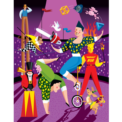 illustration of 2D, Illustration, Advertising, Branding, Character Development, Concept Art, Print, Cartoon, Conceptual, Humorous, Sci-Fi / Fantasy, Action Figures, Websites, Teens, Mature 17+