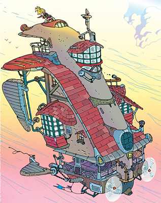 illustration of It's a great day for taking flight!