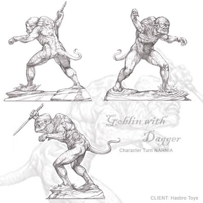 illustration of Control Art for 2 In Narnia action Figure