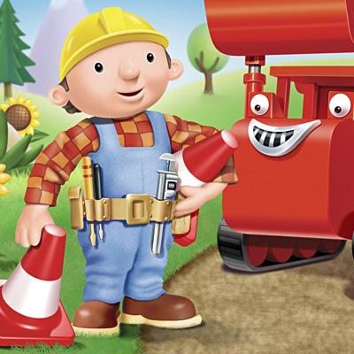 illustration of Bob the Builder illustration created for Egmont Publishing.