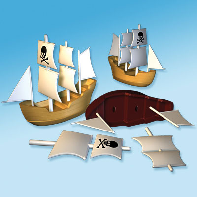 illustration of 3ships