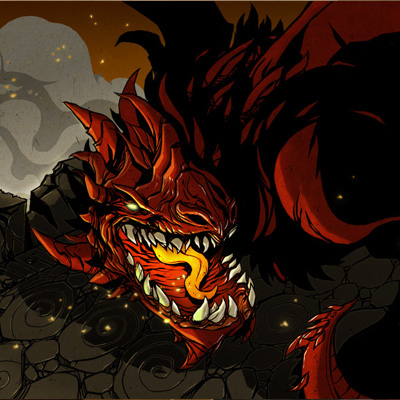 illustration of Dragon Illustration - Graphic Novel