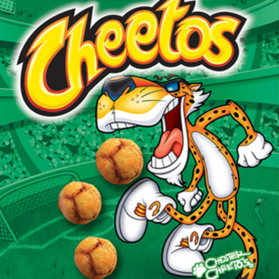 illustration of Cheetos packaging illustration