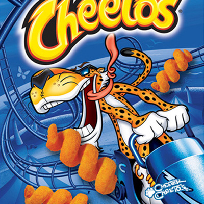 illustration of Cheetos packaging illustration