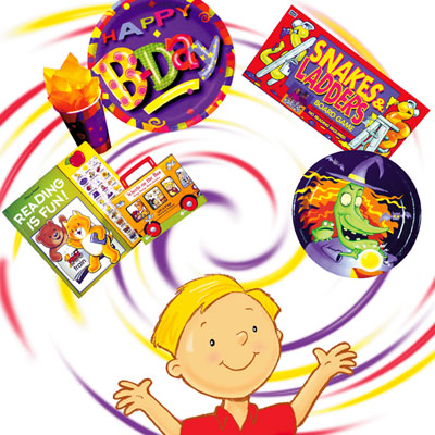 illustration of A self promotional piece done to show some of the types of products we do art for.