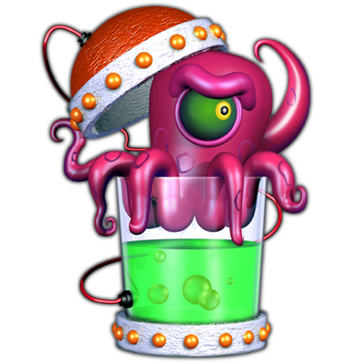 illustration of Character developed for Halloween signage at Target Stores