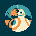 illustration of Star Wars illustrated stickers.