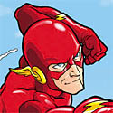 illustration of A take on the classic comic book query: Who's faster... Superman or The Flash?