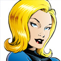 illustration of Drawing of the 1960s version of Sue Storm, the 