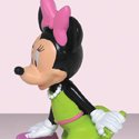illustration of Figurine of Minnie Mouse shopping.