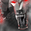 illustration of Updated mechanical wolf concept 3d illustration.