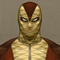 illustration of Shocker concept art for the Marvel Ultimate Alliance II video game.


