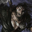 illustration of The Planeswalker Garruk is cursed by Liliana Vess. 