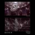 illustration of Storyboard/production design for proposed film by director/animator James Paris