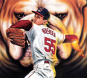 illustration of Illustration for Cleveland Indians Gameface magazine cover.