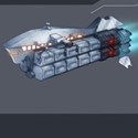 illustration of Alt Supply Ship concept art