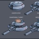 illustration of Drone Turret concept art