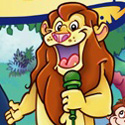 illustration of This is the back panel illustration and design for a box of Jungle Jammers Animal Crakers for Save-A-Lot grocery stores.