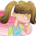 illustration of 2D, Illustration, Packaging Illustration, Cartoon, Board Games, Girls, Tweens, Teens