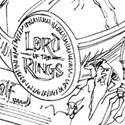 illustration of “The Lord of The Rings” package structure design concepts for Marvel Entertainment, Inc./New Line Cinema.