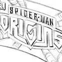 illustration of “Spider-Man Origins” structure and package design system for Hasbro, Inc.