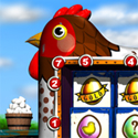 illustration of Golden Egg Video Slots Game. 3D Modelling & Artwork.