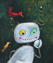 illustration of Humorous, Robots, Early Childhood, School Age