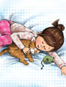 illustration of Animals, Girls, Early Childhood, School Age, Tweens