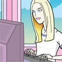 illustration of stills from interactive internet cartoon