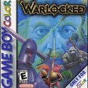 illustration of Cover art for Warlocked, a Gameboy Color real-time strategy game, that tries to bring the gamestyle of PC games like Warcraft and Command and Conqueor to Gameboy Color